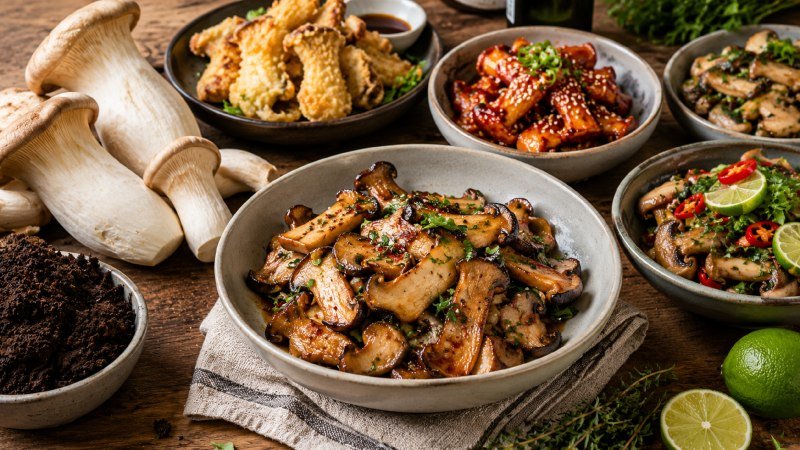 Cook King Oyster Mushrooms